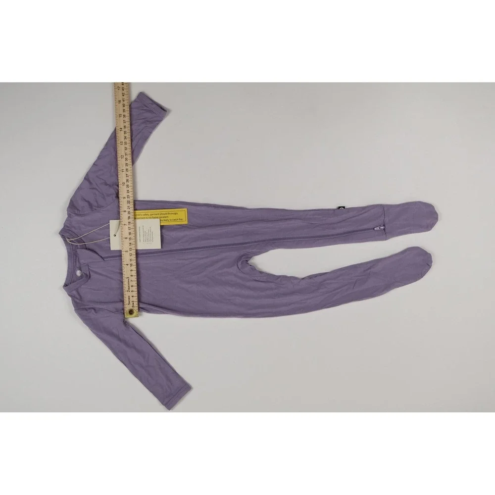 Kyte Baby Footie Sleep Suit Wisteria Solid 12-18M Bamboo Rayon NWT